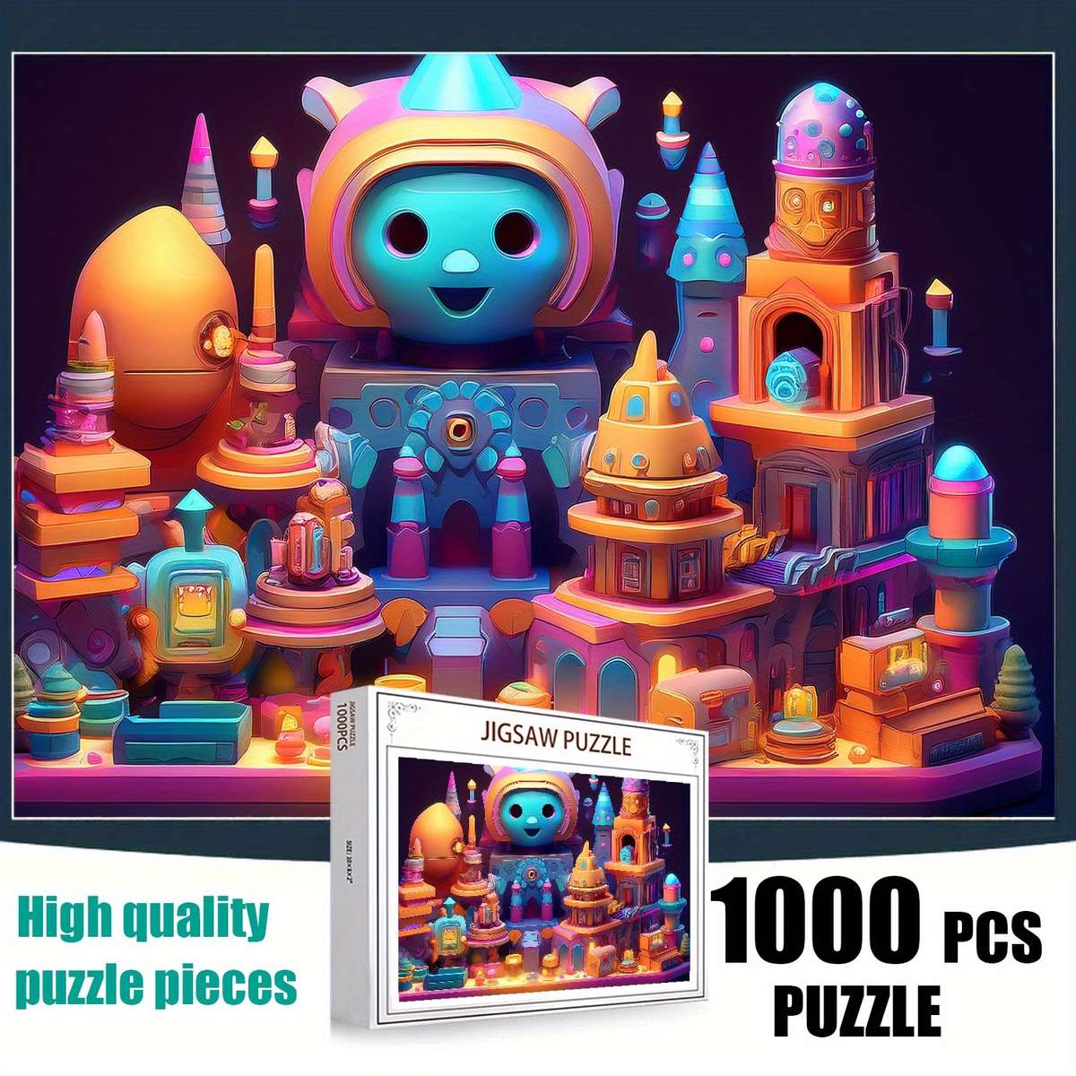1000 Piece Mini Paper Jigsaw Puzzle