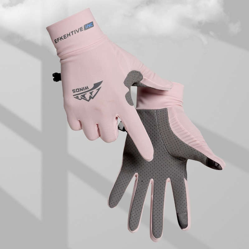 1 Pair White Size M Outdoor Sports Gloves