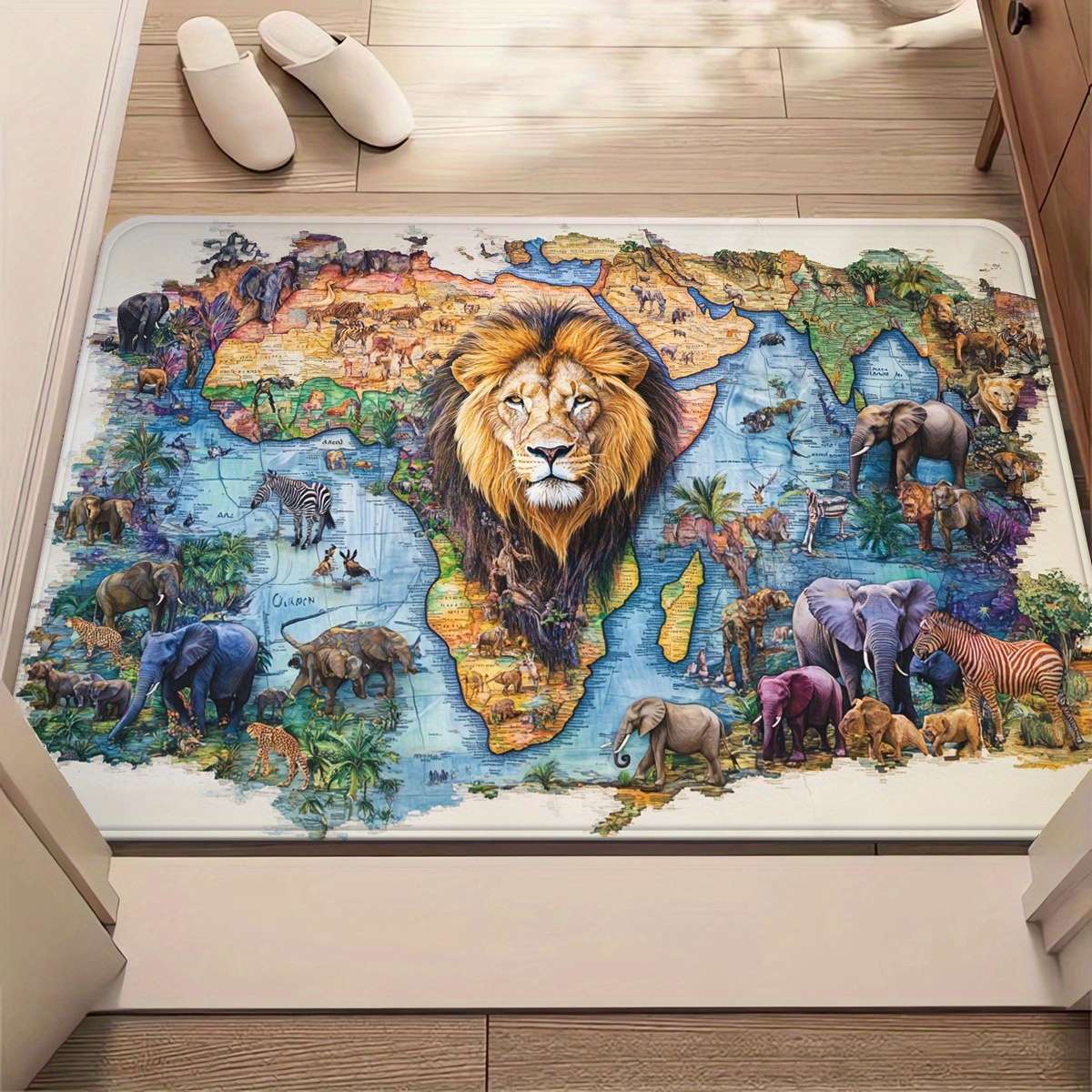 1Pc 15.75x23.62inch 40x60cm Floor Mat