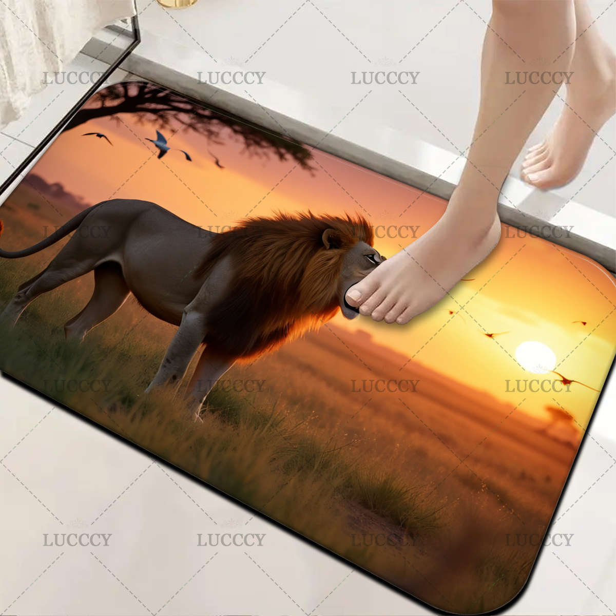1Pc 17.72x47.24inch 45x120cm Floor Mat
