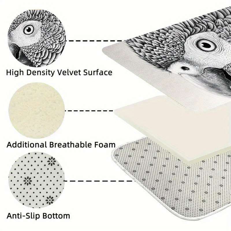 1Pc 15.75x23.62inch 40x60cm Floor Mat