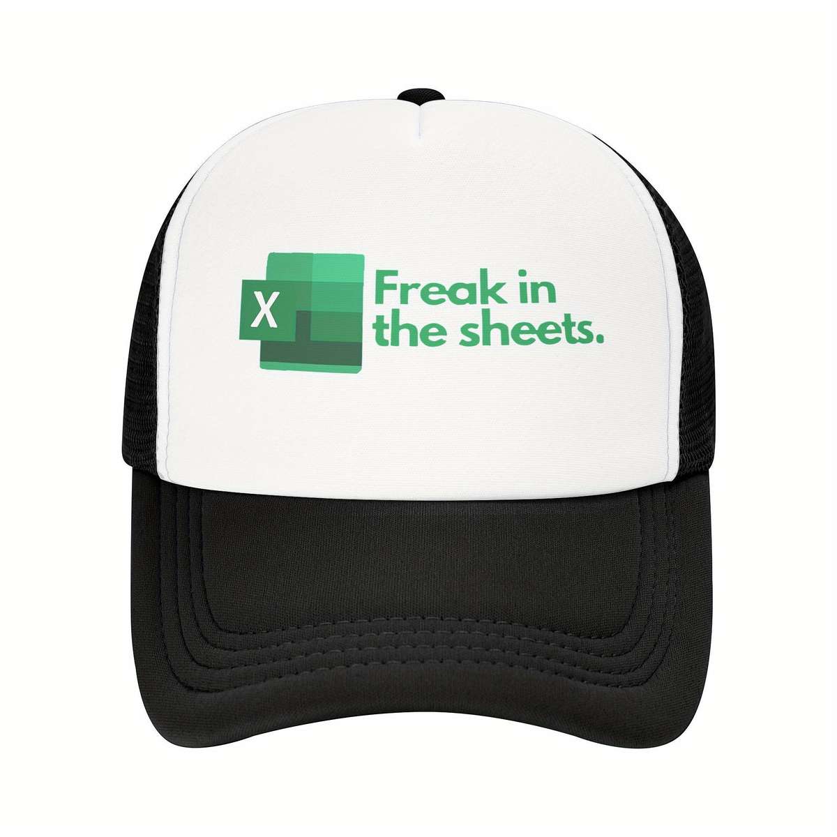 Freak In The Sheets Humorous Baseball Cap Lightweight Breathable Mesh Trucker Hat Adjusta
