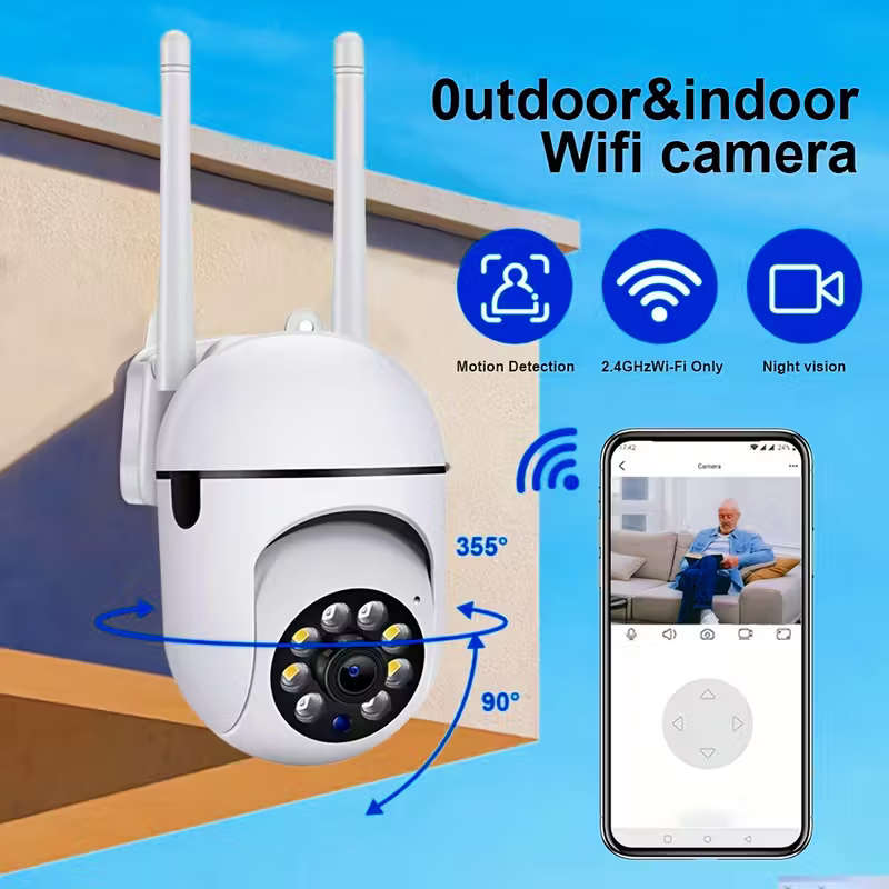 1080p HD Smart PTZ WiFi Security Camera