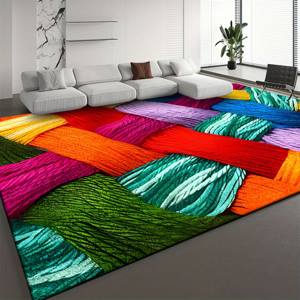 1Pc 160.02x200.66cm 16Ox23Ocm Floor Mat