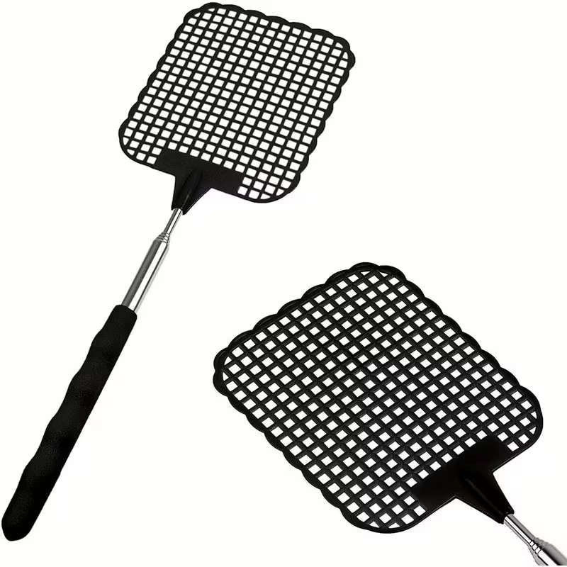 1 Retractable Stainless Steel Fly Swatter