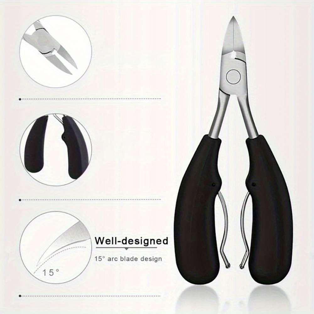 4pcs heavy-duty nail clipper set suitable for thick toenails wide claw toenail trimmers grow