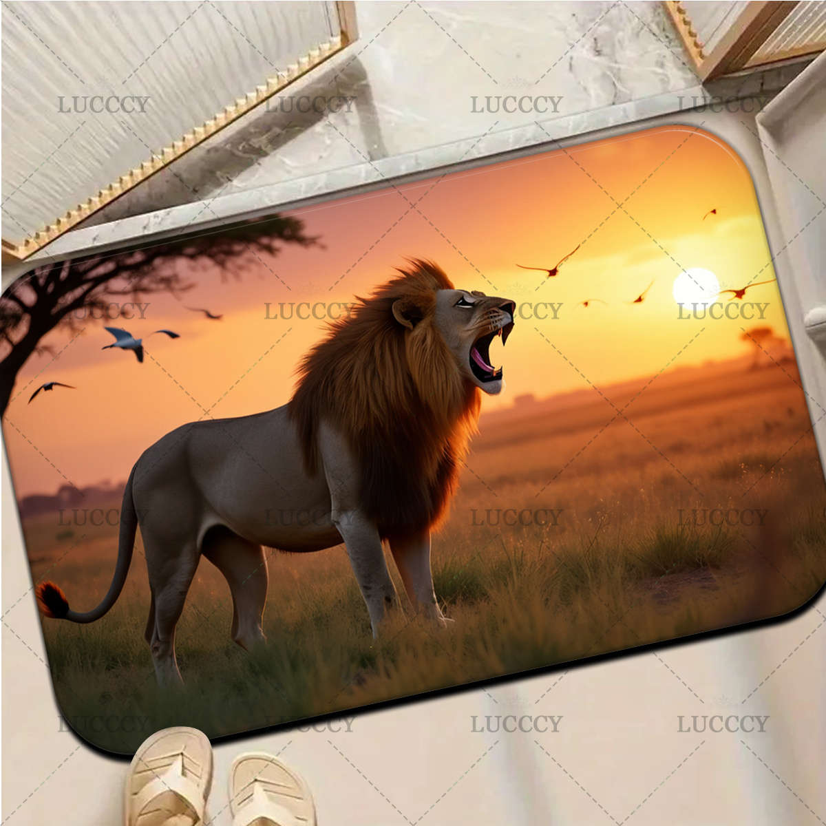 1Pc 17.72x47.24inch 45x120cm Floor Mat