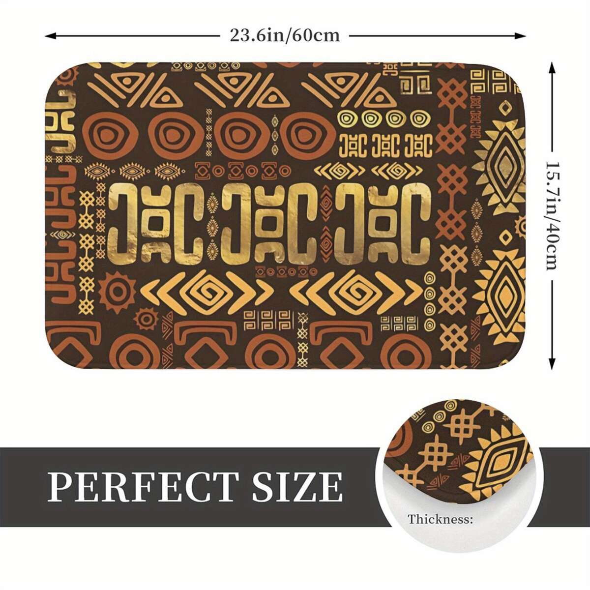 1Pc Art 40x60cm Floor Mat