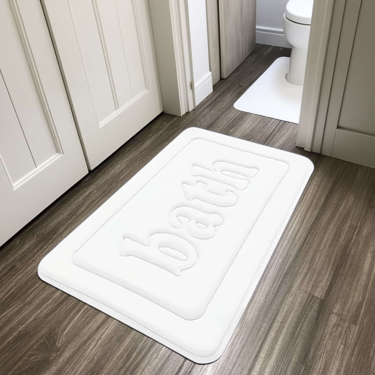 1Pc Light Gray 40x60cm 15.7x23.6inch Floor Mat