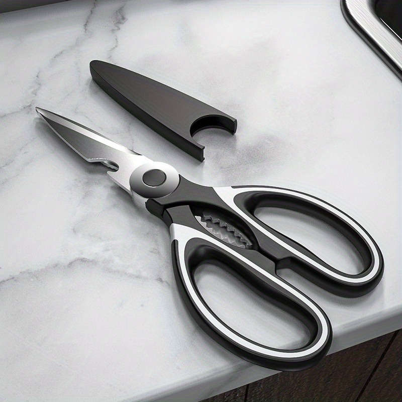 1pc Multi Functional Kitchen Scissors Stainless Steel Strong Chicken Bone Scissors Food Accessori