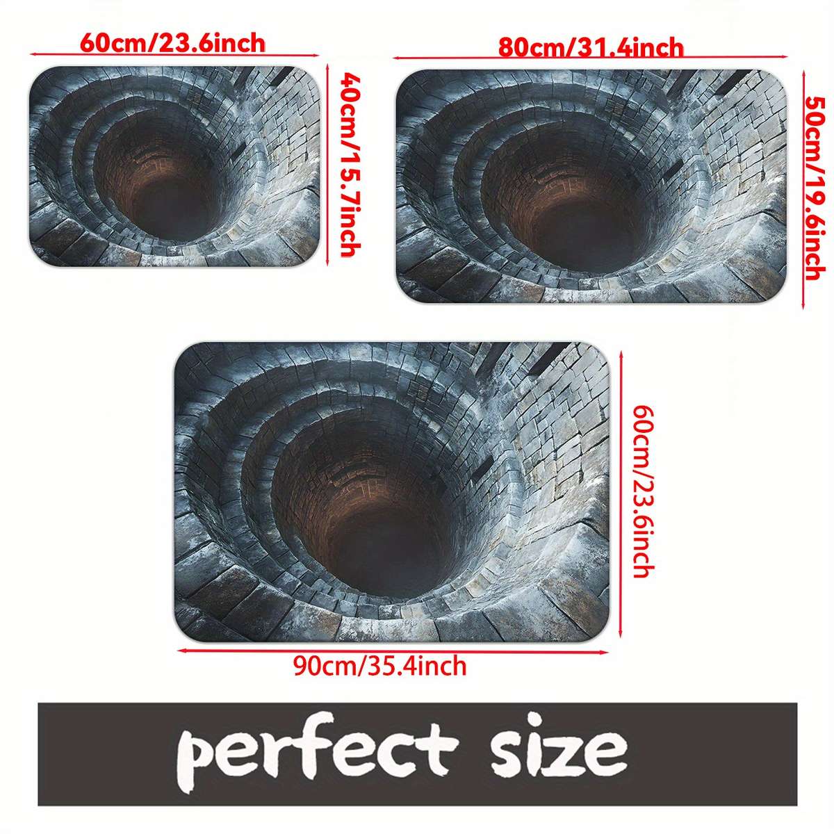 1Pc 40x60cm Floor Mat