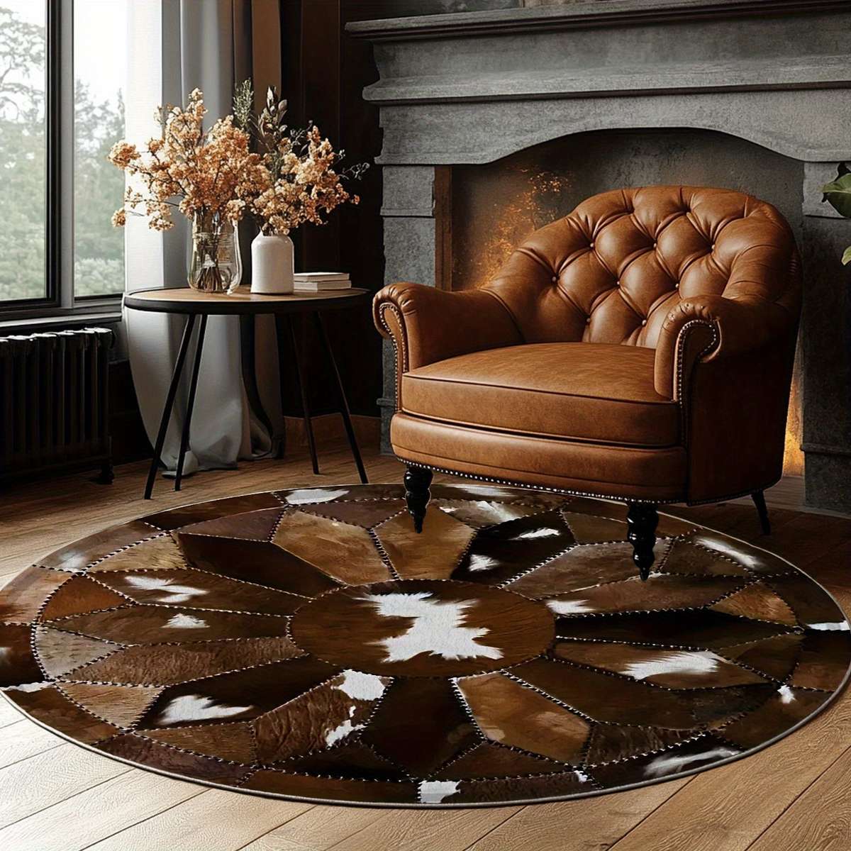 1Pc 31x31inch 80x80cm Floor Mat