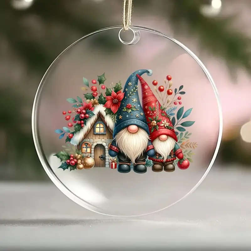 12 Santa Claus And Dwarfs Stickers