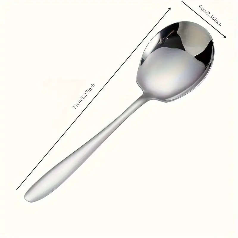 2 Extra Large Stainless Steel Long Handle Serving Spoons