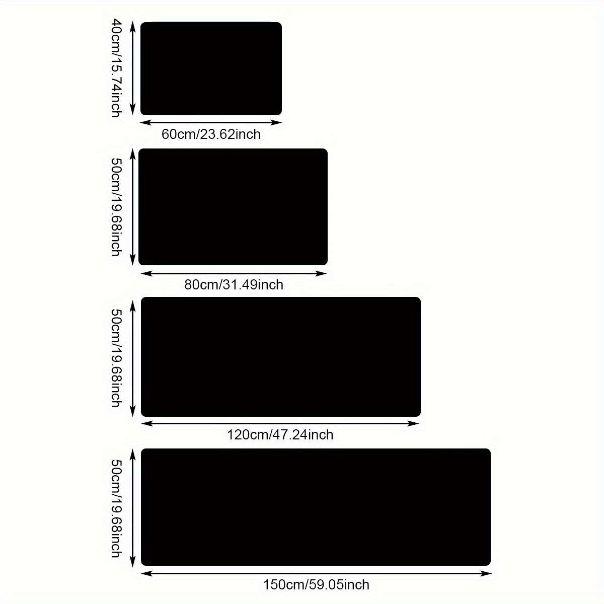 1Pc 50x160cm 20x63inch Floor Mat