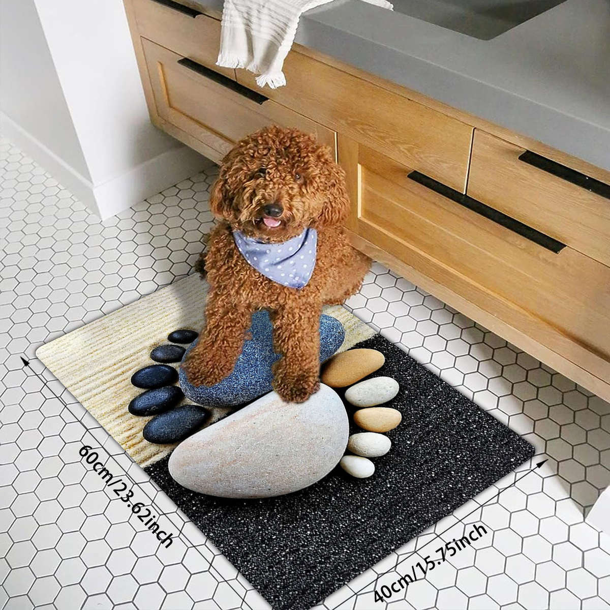 1Pc 16x24inch 40x60cm Floor Mat