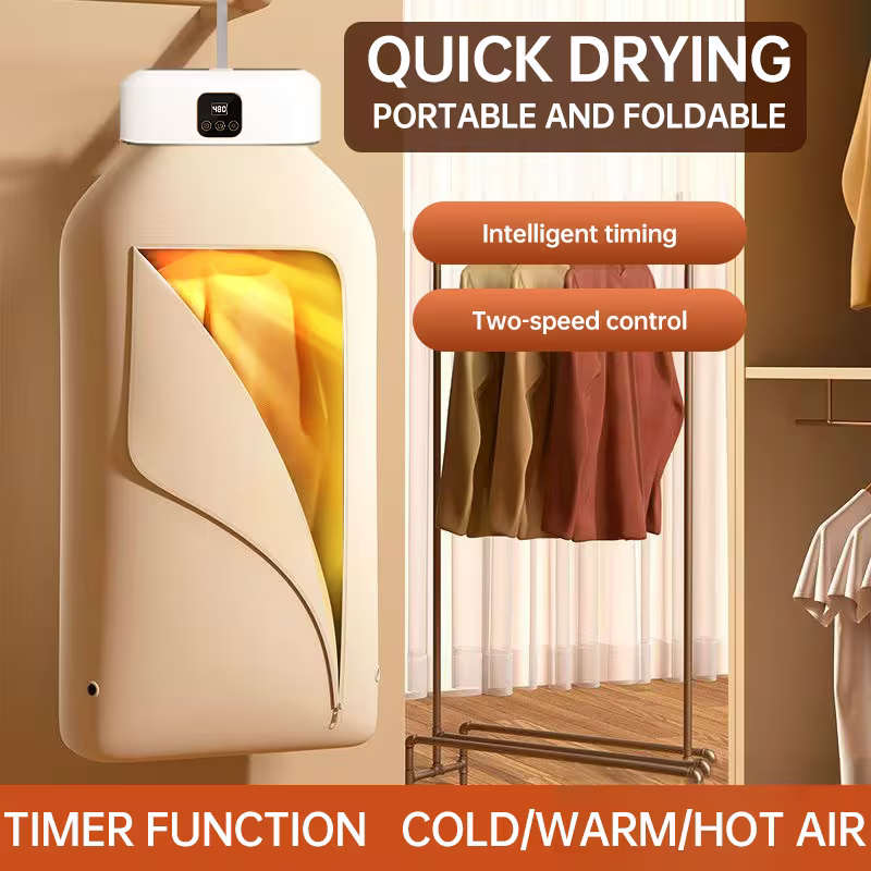 Portable Electric Dryer with Timer Function