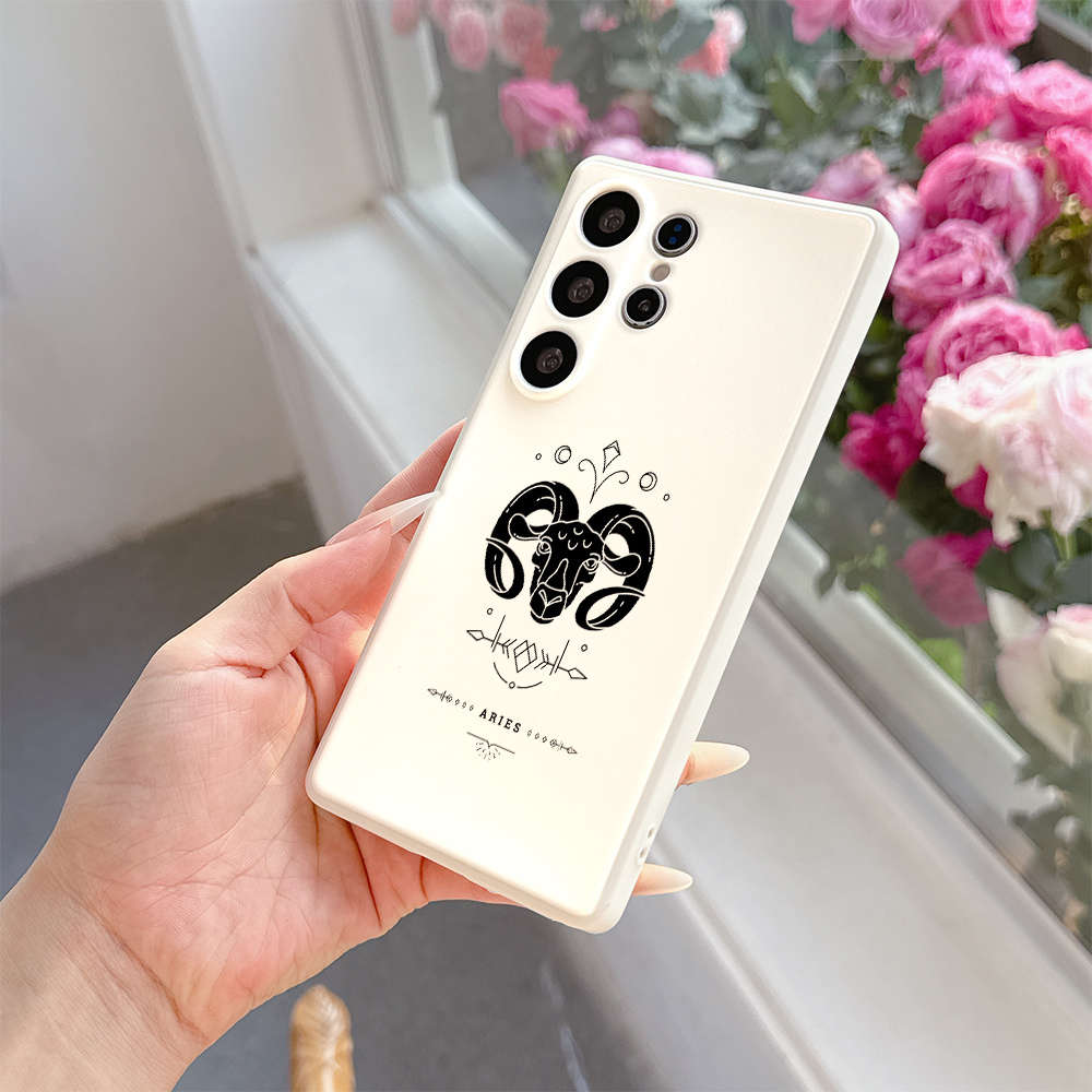 1pc White For Samsung Galaxy S24 FE Phone Cases