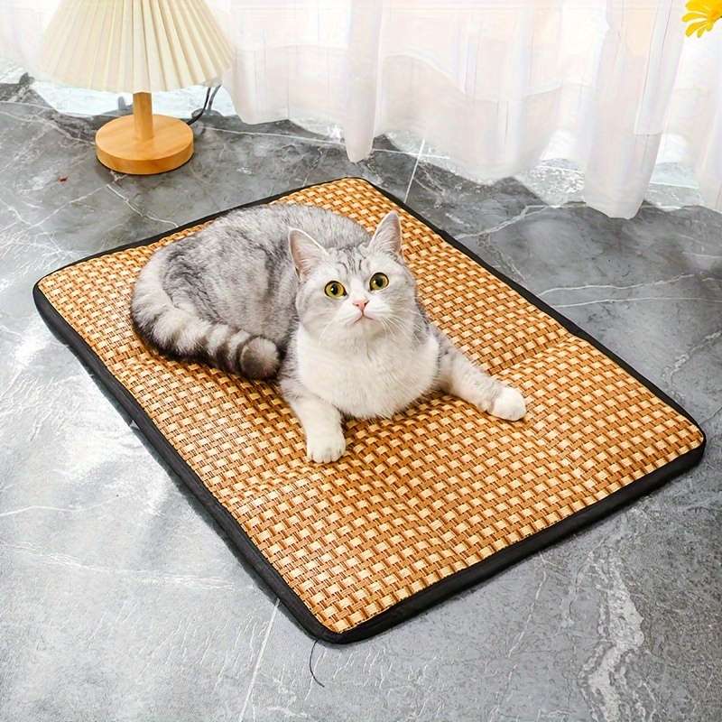 Blue Cat Print Cooling Pad