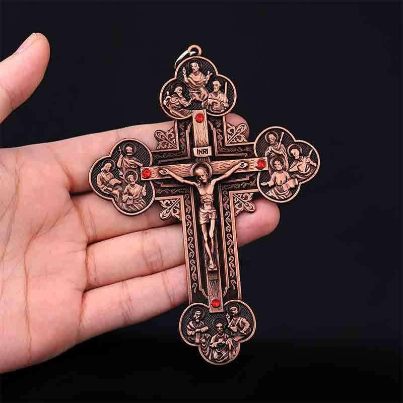 1 Piece Bronze Jesus Theme Pendant