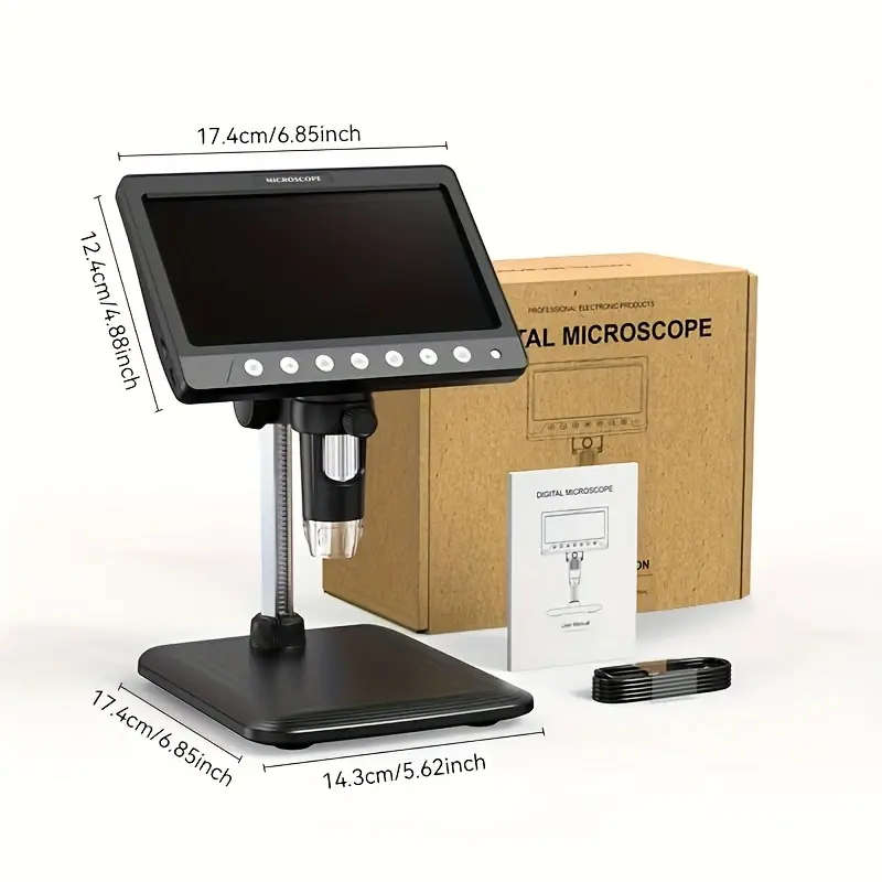 Inskam Professional Digital Microscope with 50-1000X Magnification