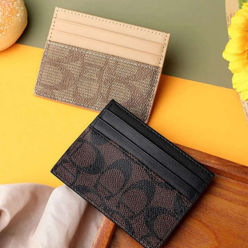 Fashionable High-Quality Women'S Card Holder Featuring A Slim Design
