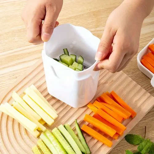 1Pc Manual Vegetable Slicer Cutter Durable Plastic Hand Powered Kitchen Tool