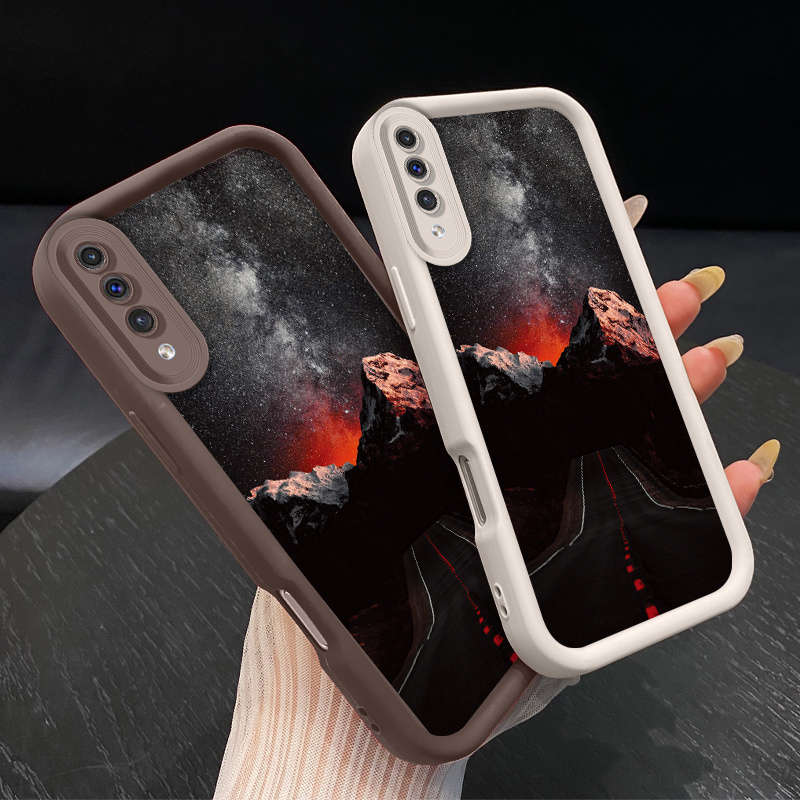 1pc A-Brown For Samsung Galaxy A52 Phone Cases