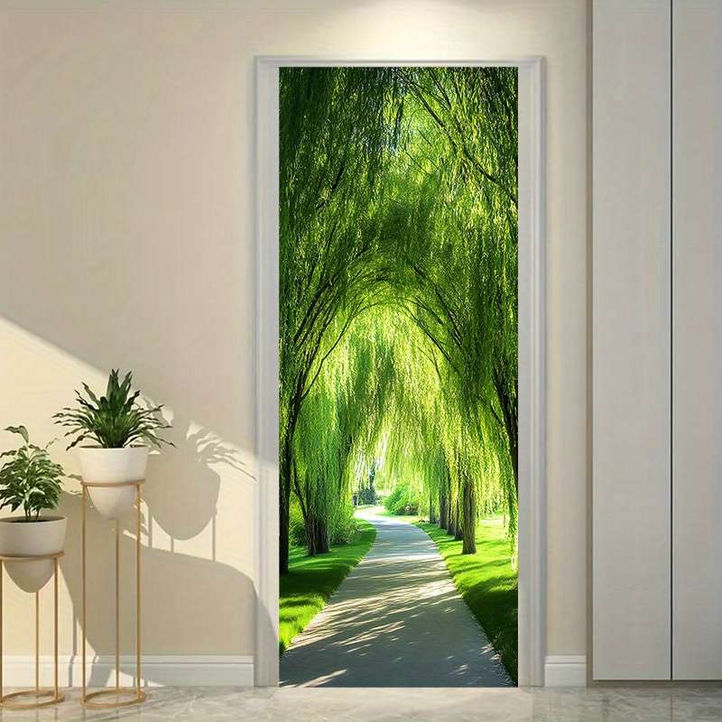 1Pc 77x200cm Door Window Sticker