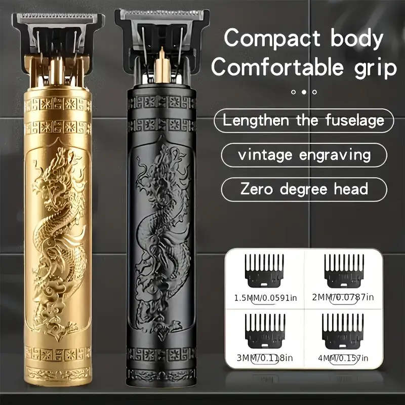 Men's Haircut Rechargeable Shaver Upgraded Dragon - Golden