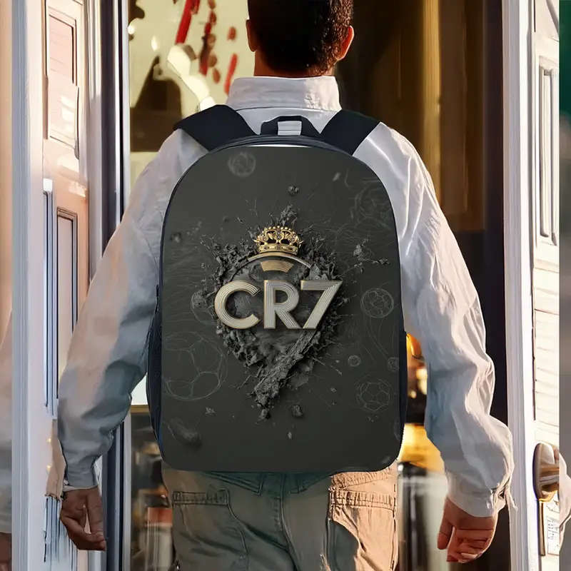 3-Piece CR7 Football Badge Backpack Set