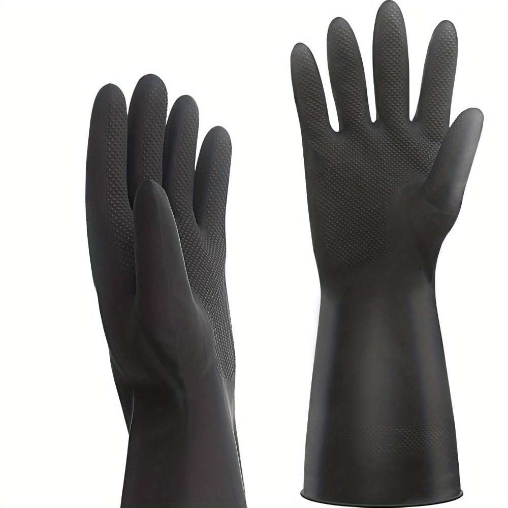 1 Pair  Black Household Cleaning Gloves