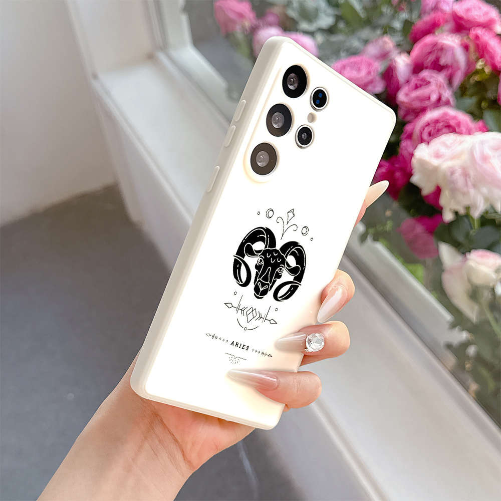 1pc White For Samsung Galaxy S24 FE Phone Cases