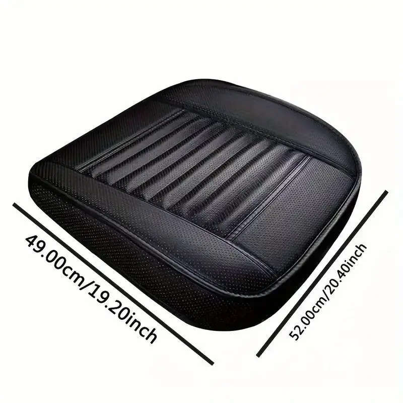 2 Pieces Universal Breathable Faux Leather Car Seat Covers