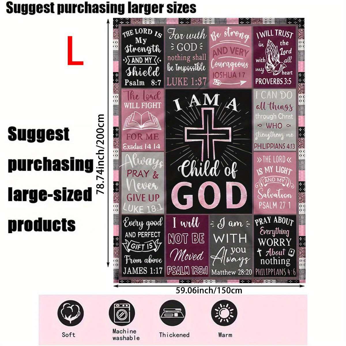 1ps Blanket Size 75X100Cm
