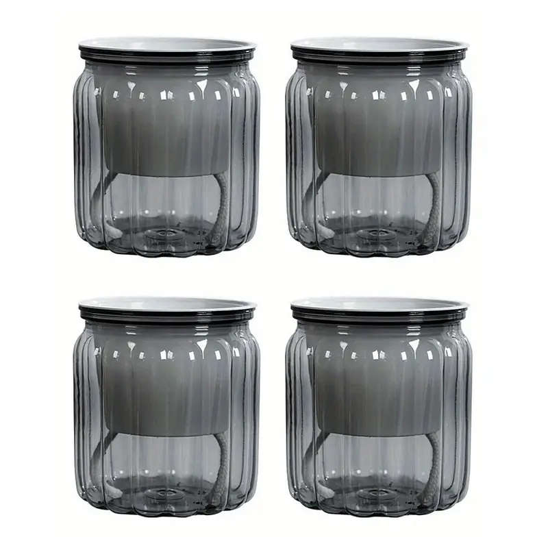 4-Pack Of Modern Self-Watering Hydroponic Planters
