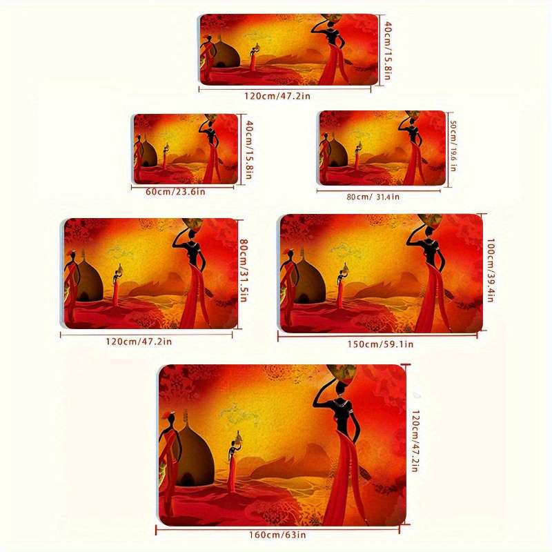 1Pc 39.37x59.06inch 100x150cm Floor Mat