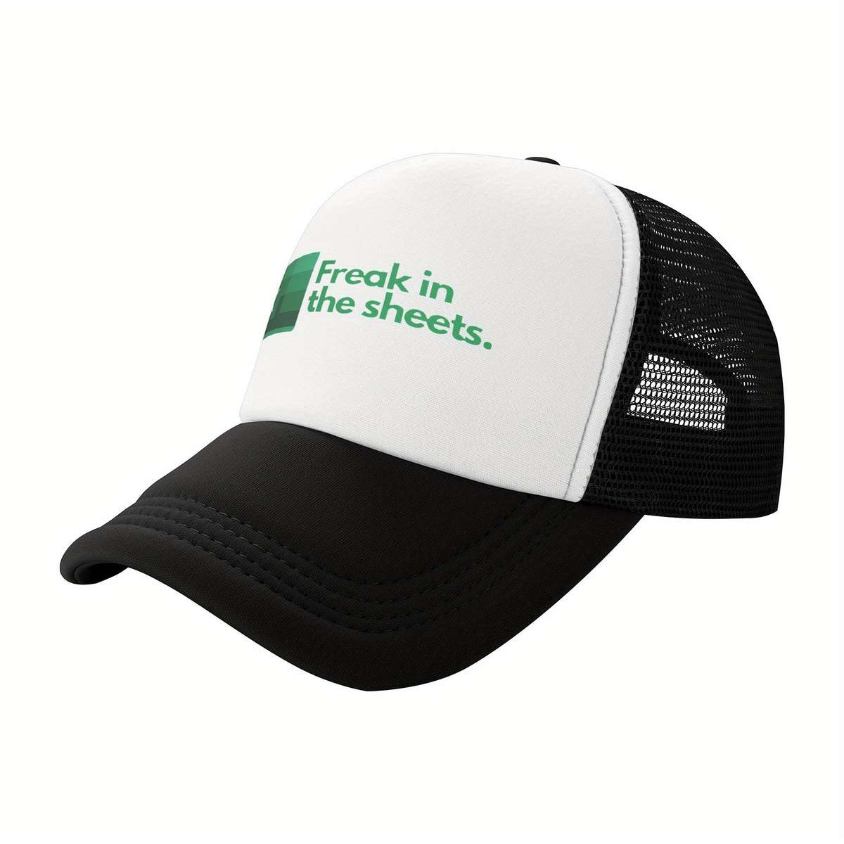 Freak In The Sheets Humorous Baseball Cap Lightweight Breathable Mesh Trucker Hat Adjusta