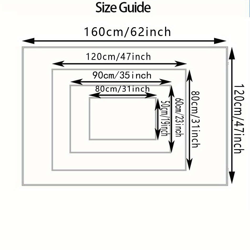 1Pc 50x80cm 19x31inch Floor Mat