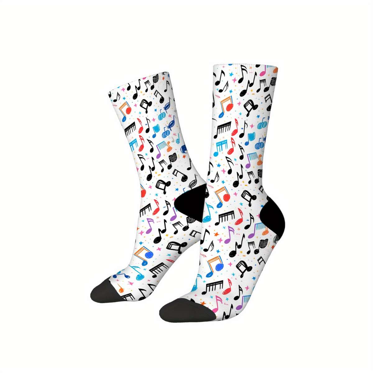 1 Pair Mixed Color One Size Socks