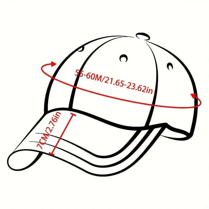 Retro Adjustable Baseball Cap With Mountain View Print Soft Top Dad'S Hat Sun Protection Perfect