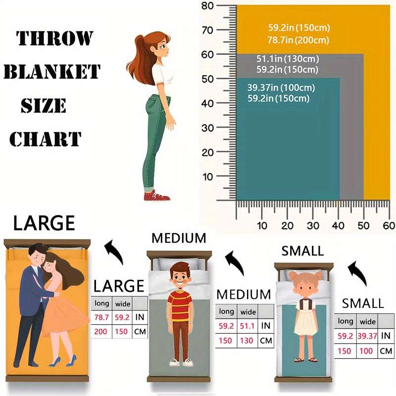 1ps Blanket Size 129.79Cm 150.37Cm