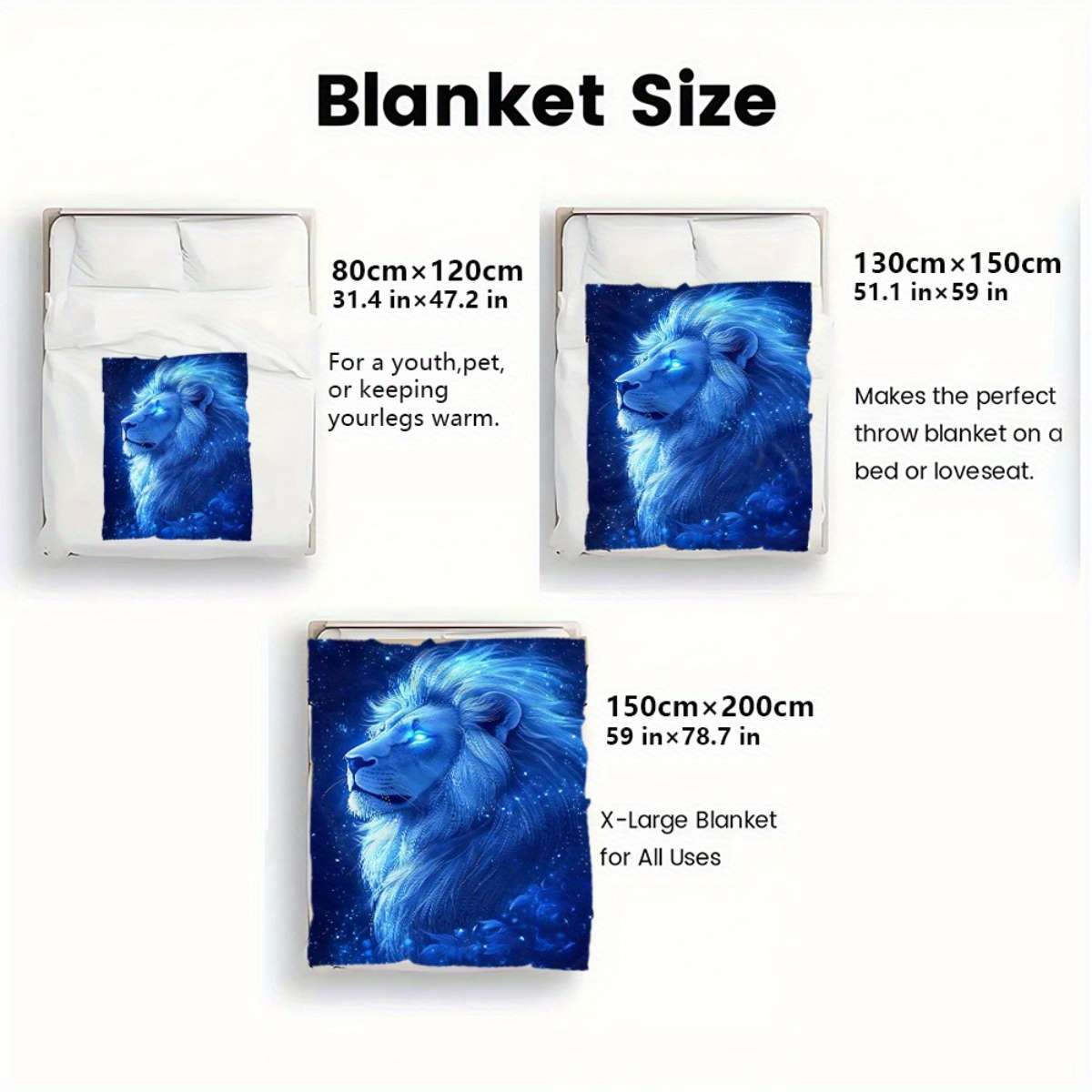 Blanket Size 150X200Cm 59X78.7Inch