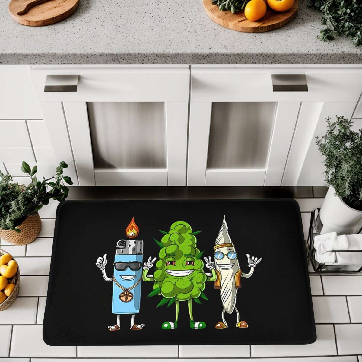 1Pc Art 40x120cm Floor Mat