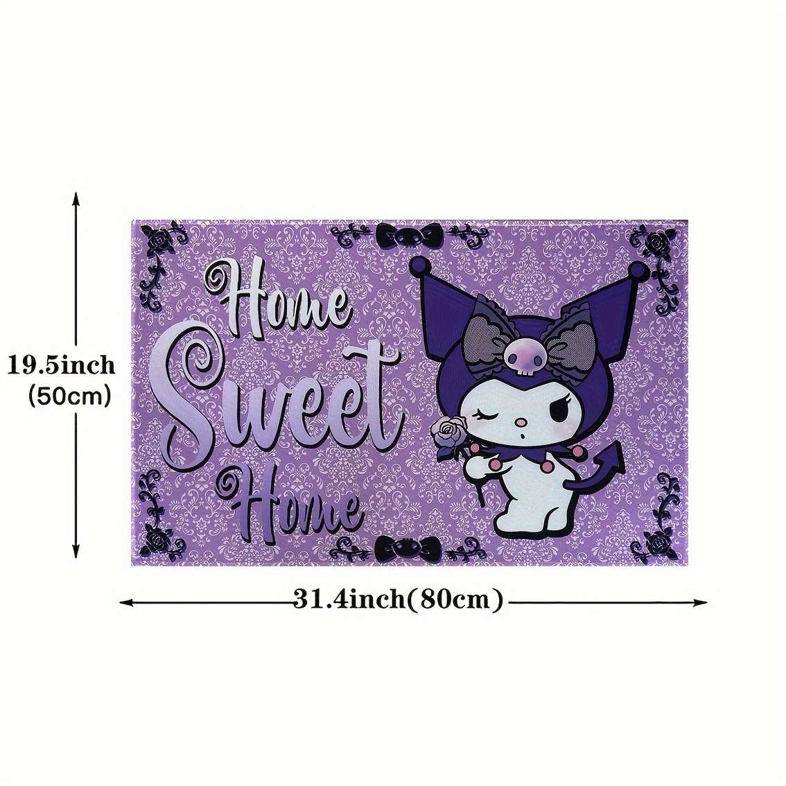 Purple 19.68x31.49inch 50x80cm Floor Mat