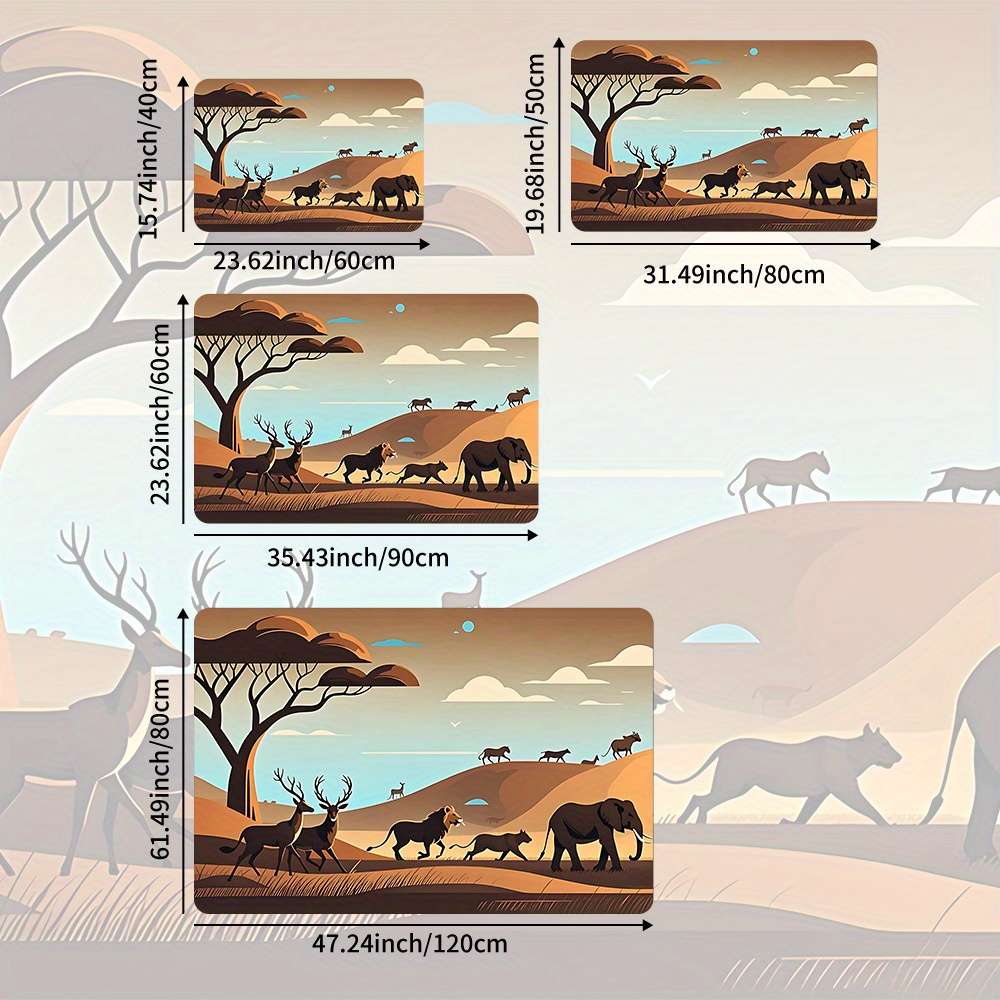 1Pc 19.69x31.50inch 50x80cm Floor Mat