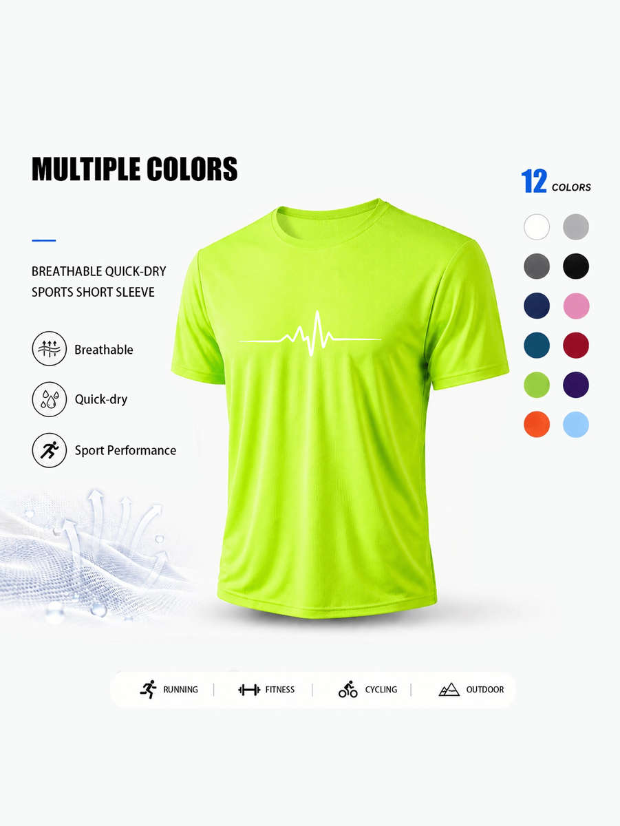 Men S Clothing Color Fluorescent Green Size M