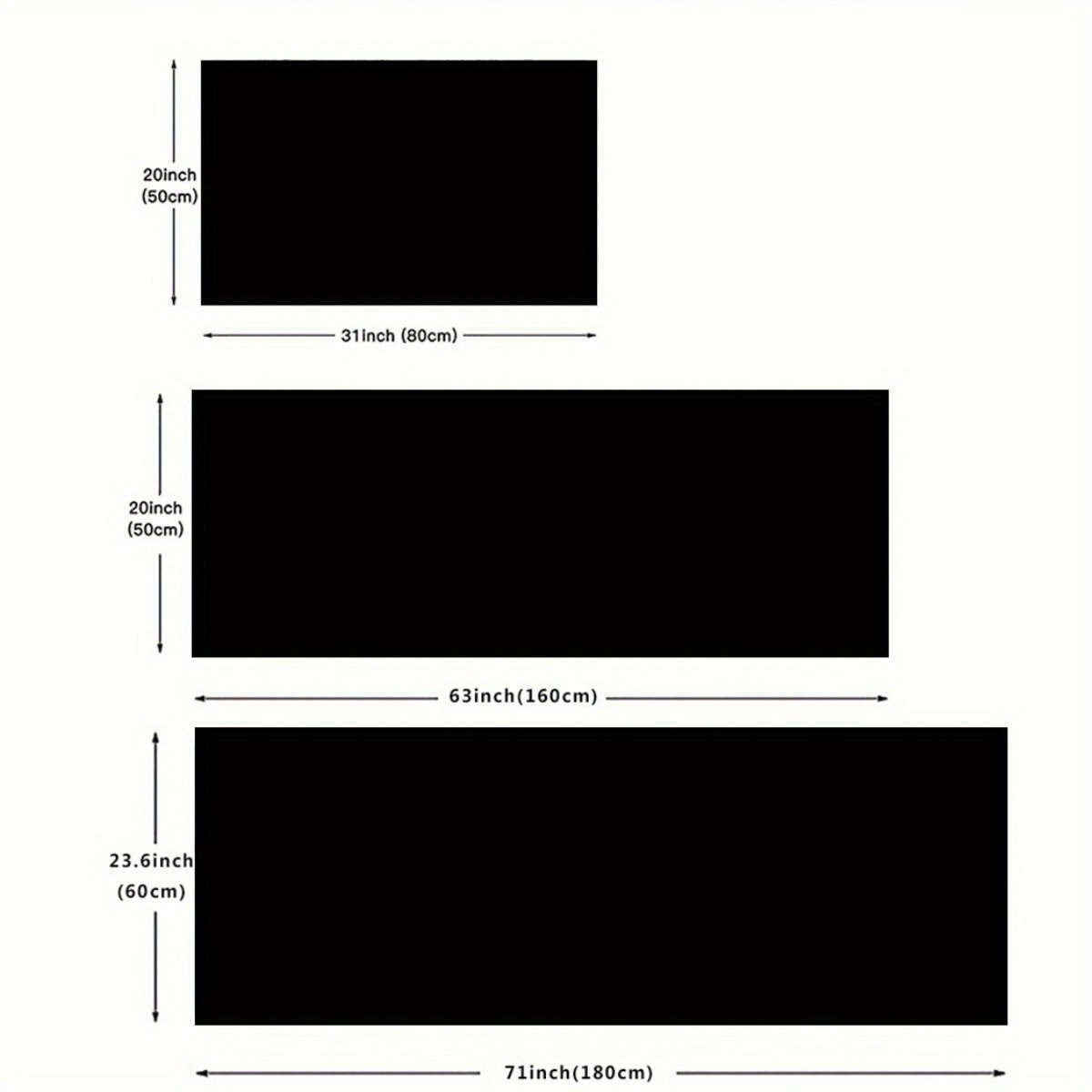 1Pc 60x180cm 23.6x71inch Floor Mat