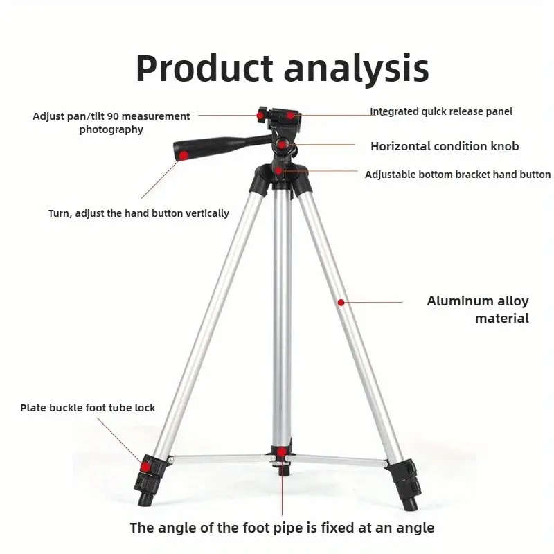 Aluminum Adjustable Tripod