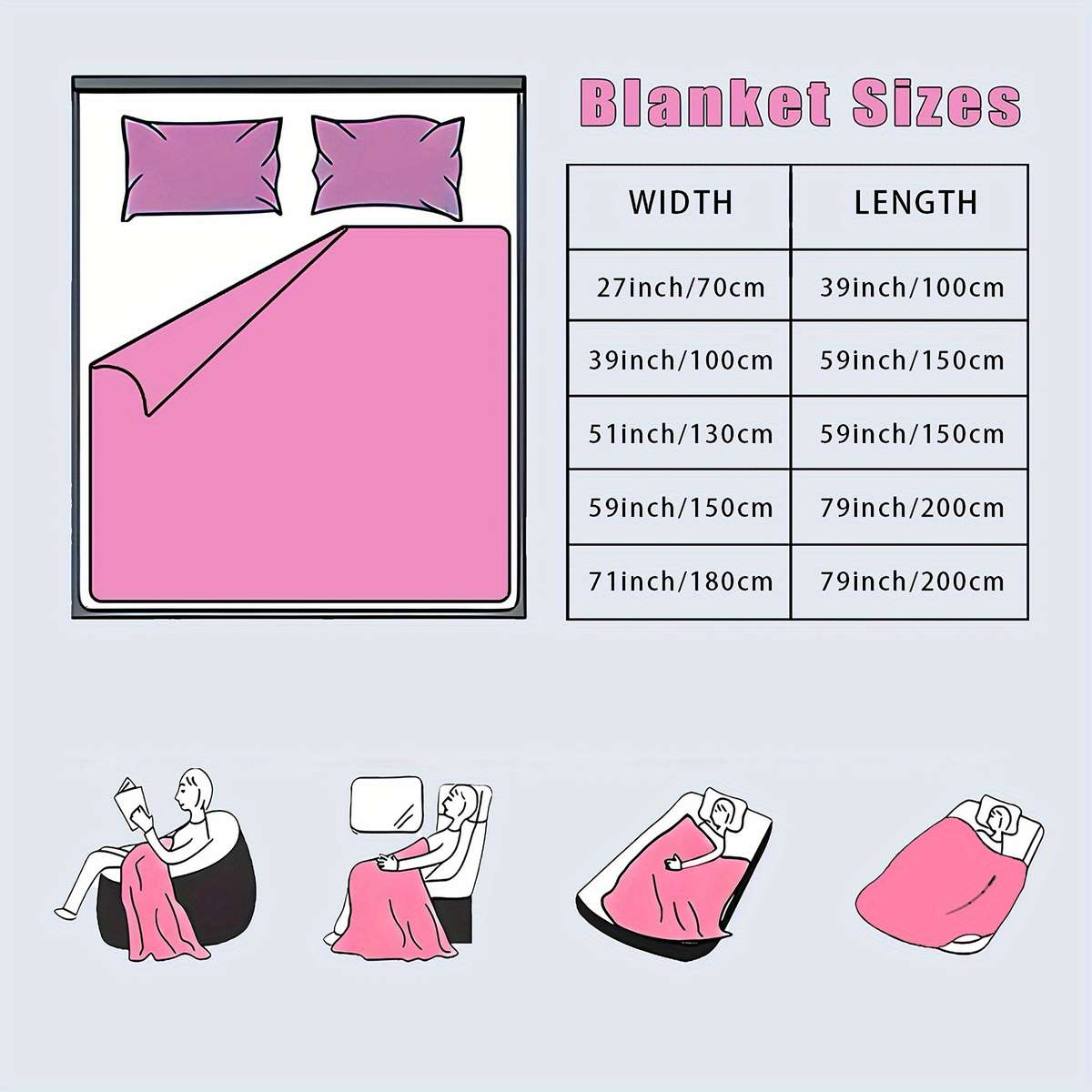 1ps Blanket Size 70X100Cm